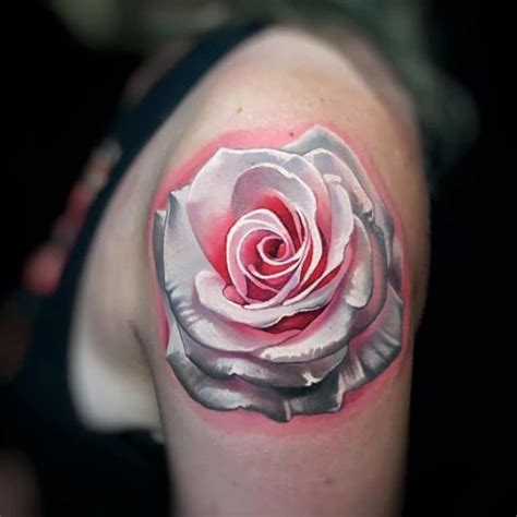 white rose tattoo meaning